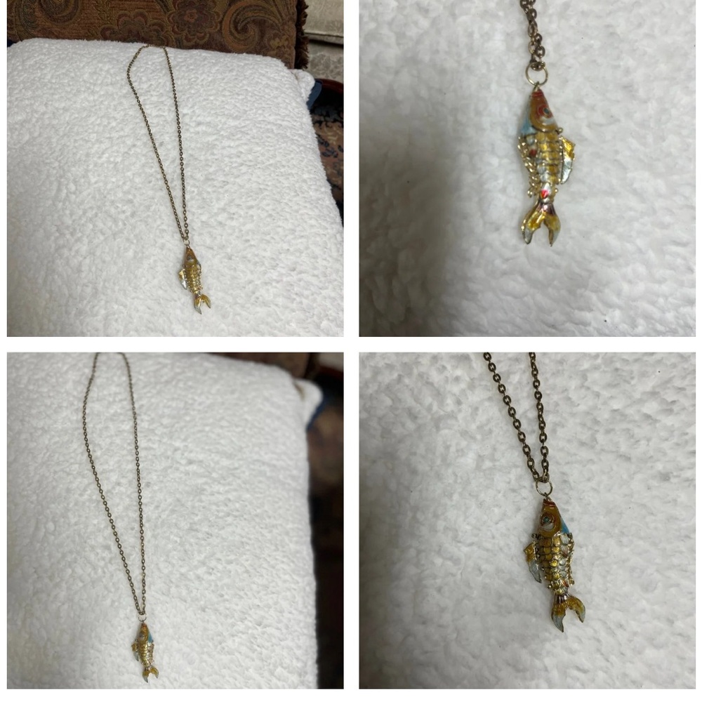 Necklace Vintage  Fish